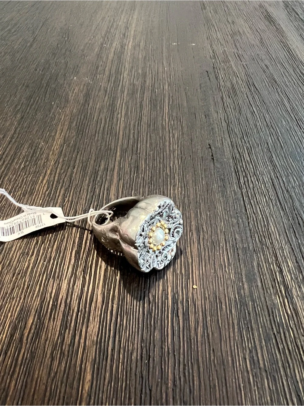 NWT Coach Tea Rose Ring Size 6